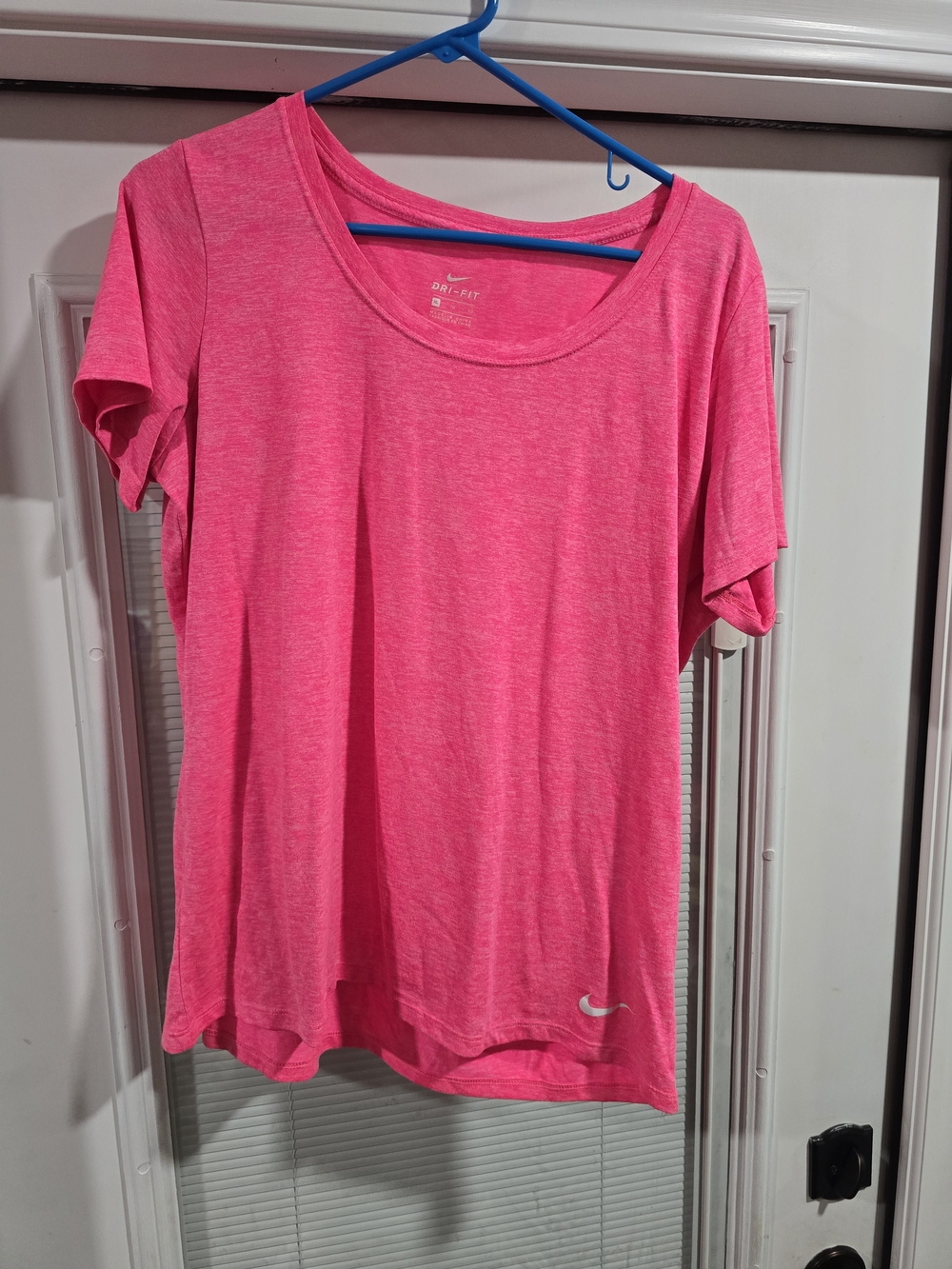 Nike Women's Bright Pink Short Sleeve Dri-FIT Tee
